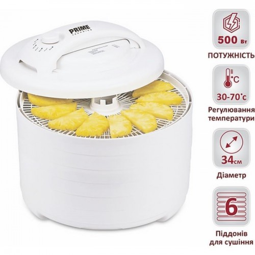 Сушіння фруктів PRIME Technics PFD 607 W