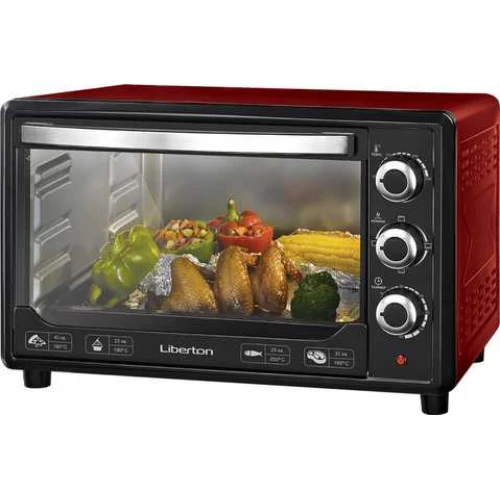 Духовая печь Liberton LEO-350 red - купить в Запорожье, доставка, акции, отзывы и скидки