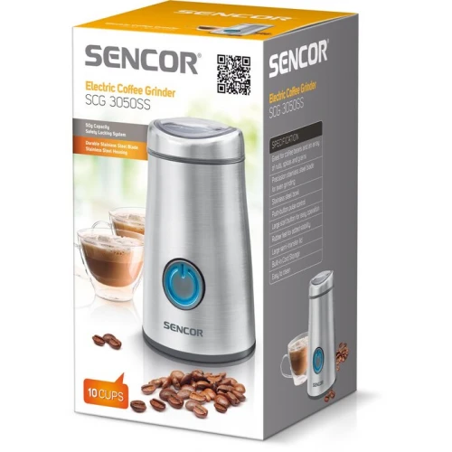 Кавомолка Sencor SCG3050SS - купити у Запоріжжі, доставка, акції, відгуки та знижки Кавомолка Sencor SCG3050SS - купити у Запоріжжі, доставка, акції, відгуки та знижки